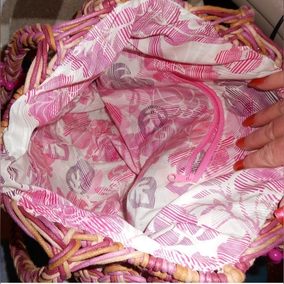 Macrame Handbag Straw Market Souvenir - Picture 5 of 12